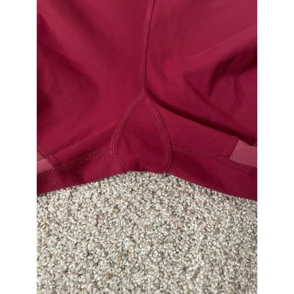 Buff Bunny Burgundy Mesh Leggings - Picture 2 of 4